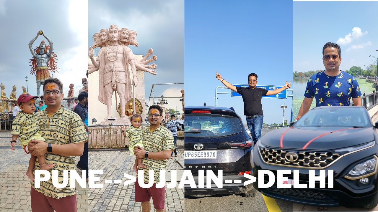 Pune to Delhi By Road Part 02 |  महाकाल का दर्शन😍 | Pune to Ujjain Part | Tata Safari @VINEETBISEN ​
