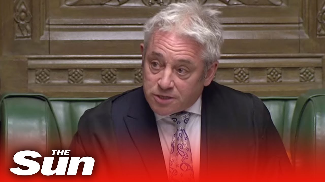 Bercow slams May as 'deeply discourteous' for cancelling Commons Brexit vote