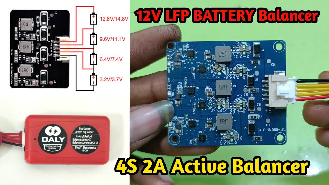 TDT - 4S 2A Active Balancer Review Tamil | LFP Battery active balancer low price sp dc Store