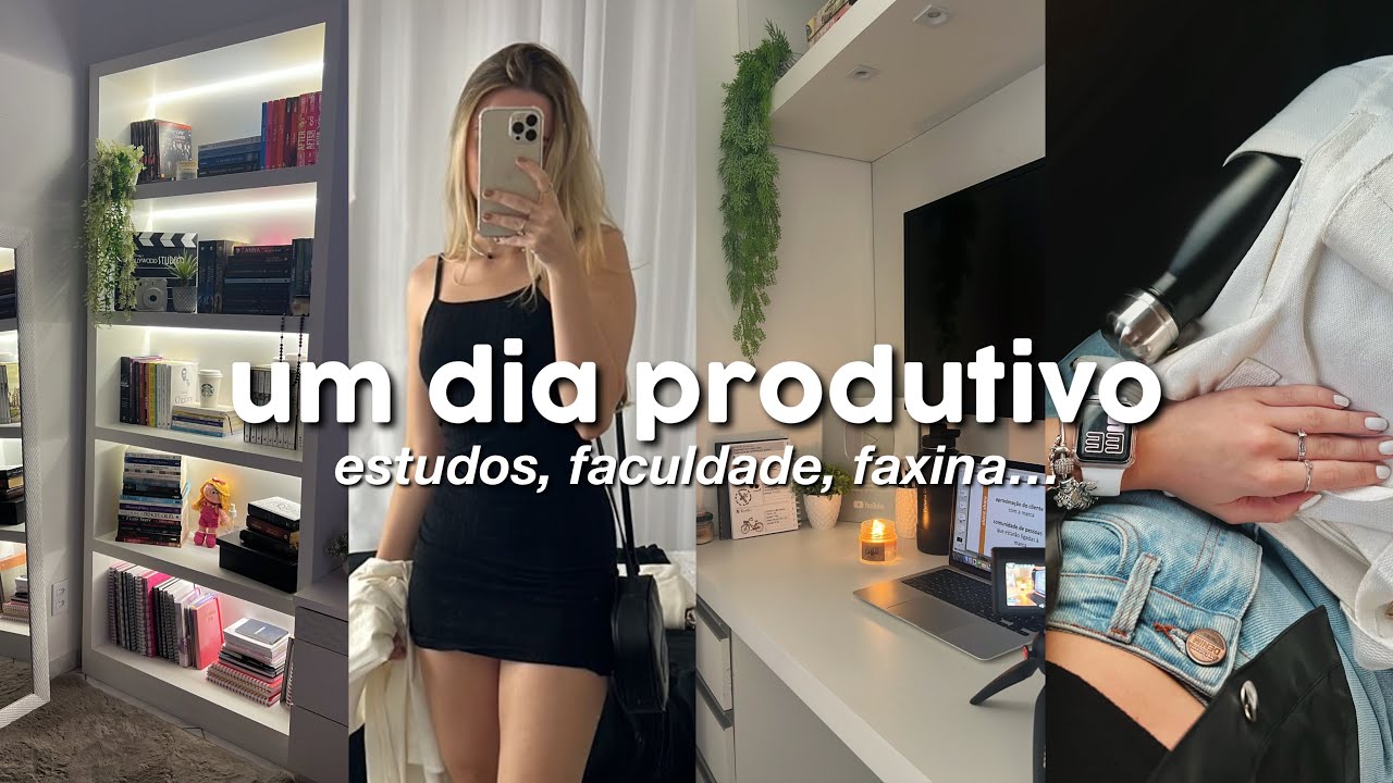 UM DIA PRODUTIVO | organização, faculdade, estudos...