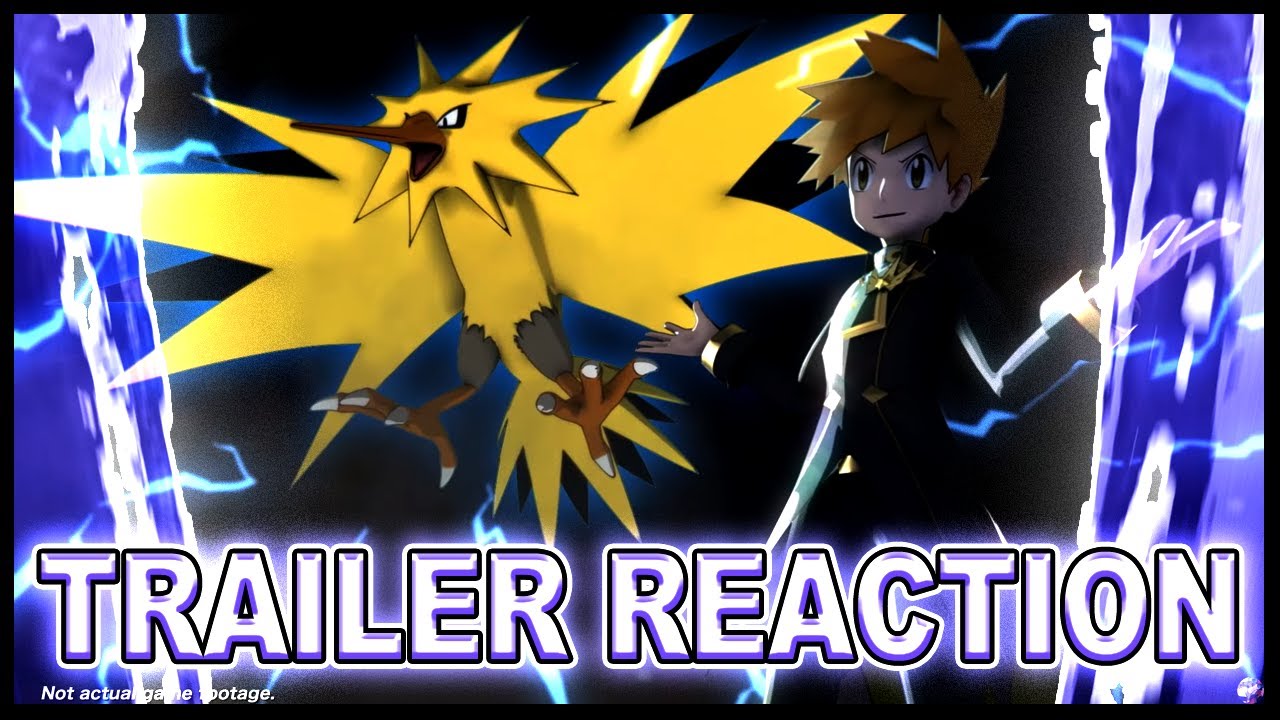 He's One of One! Champion Blue & Zapdos Trailer Reaction! | Pokemon Masters EX