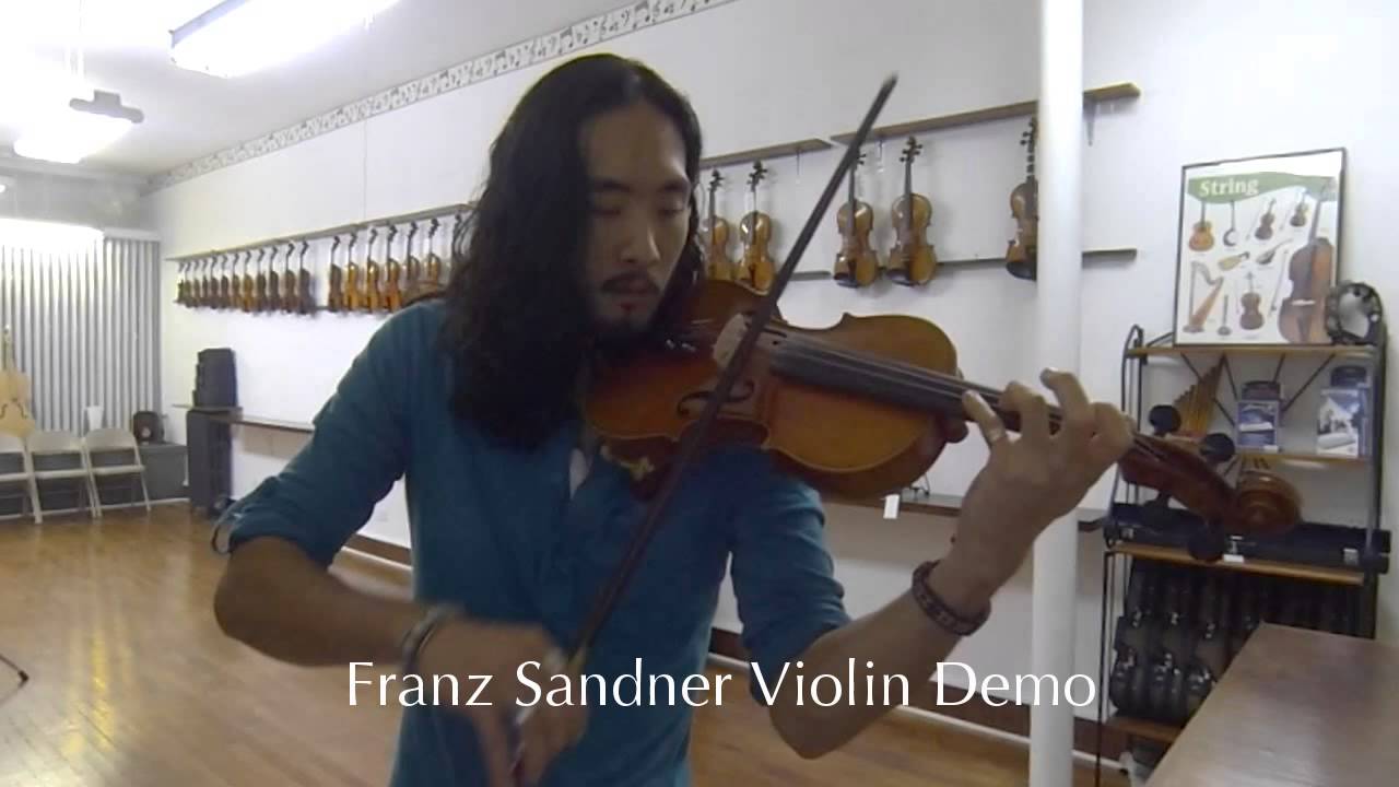 Franz Sandner Violin Demo by Jimmy Chaos | The Violin Center
