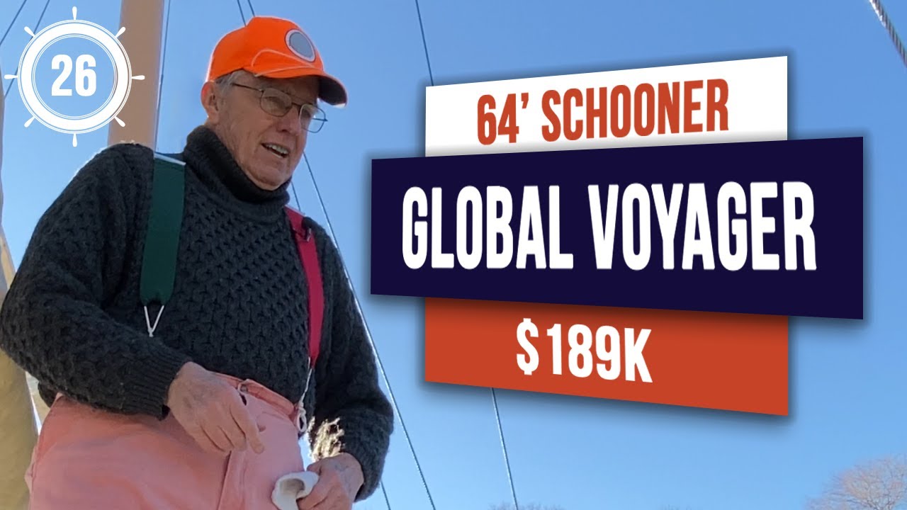 Calling Global Adventurers! Bluewater Research Sailboat for Sale! 64' Schooner - $189K EP26
