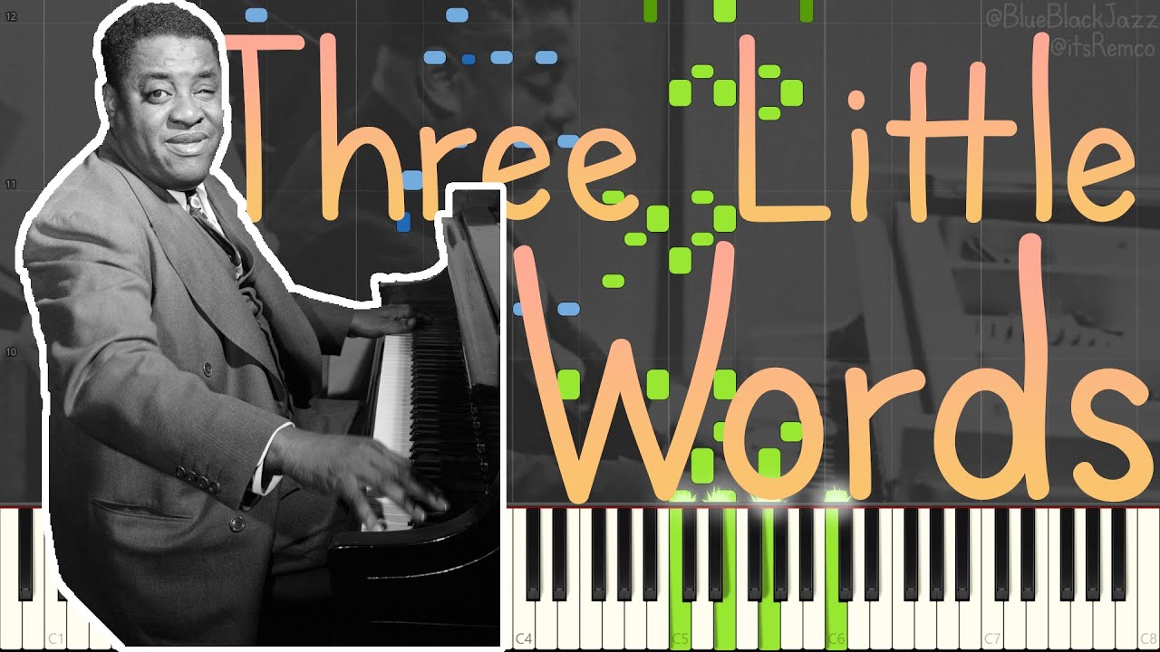 Art Tatum - Three Little Words 1945 (Fast Stride Piano Synthesia)