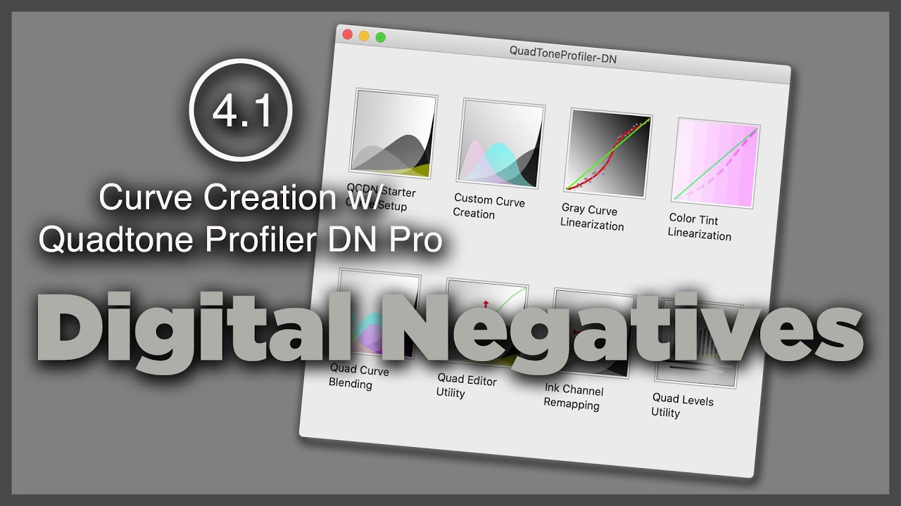 The Digital Negative - Part 4.1 - Curve Creation with Quadtone Profiler Pro DN