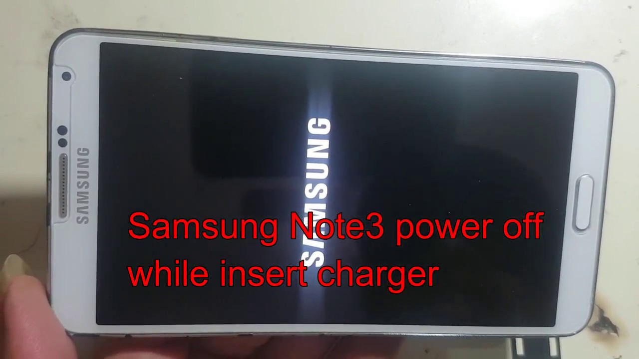 Samsung Note3 Power Off While Insert Charger Solved.
