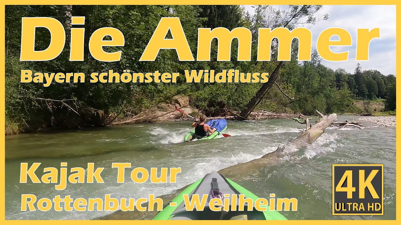 Ammer Kajak Tour auf dem schönsten Wildfluss von Bayern #goprohero9 #gumotexboats #kayaking