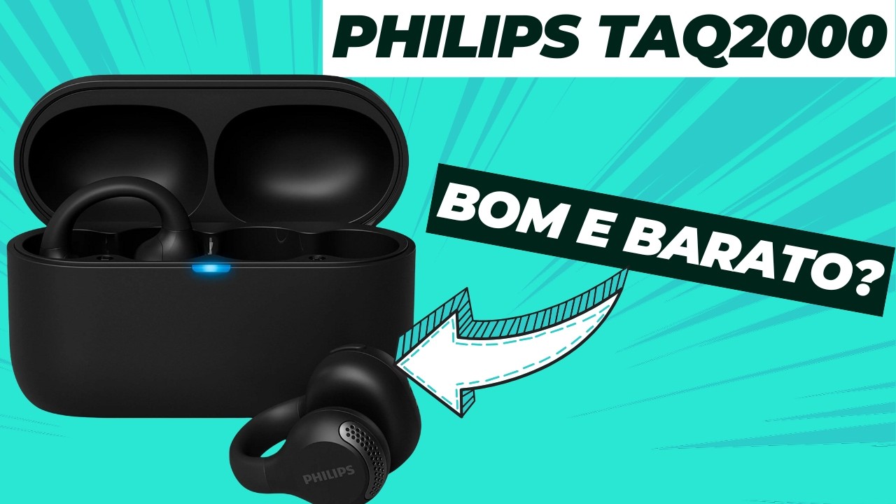 O Philips TAQ2000 é o Fone De Ouvido Bluetooth Mais Diferente Que Você Já Viu! Fone Earcuffs