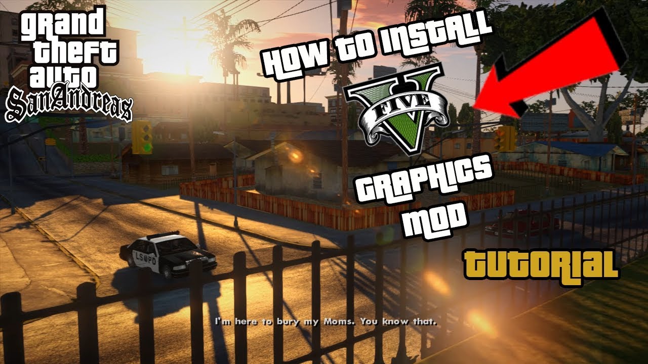 GTA San Andreas - How to install V graphics mod