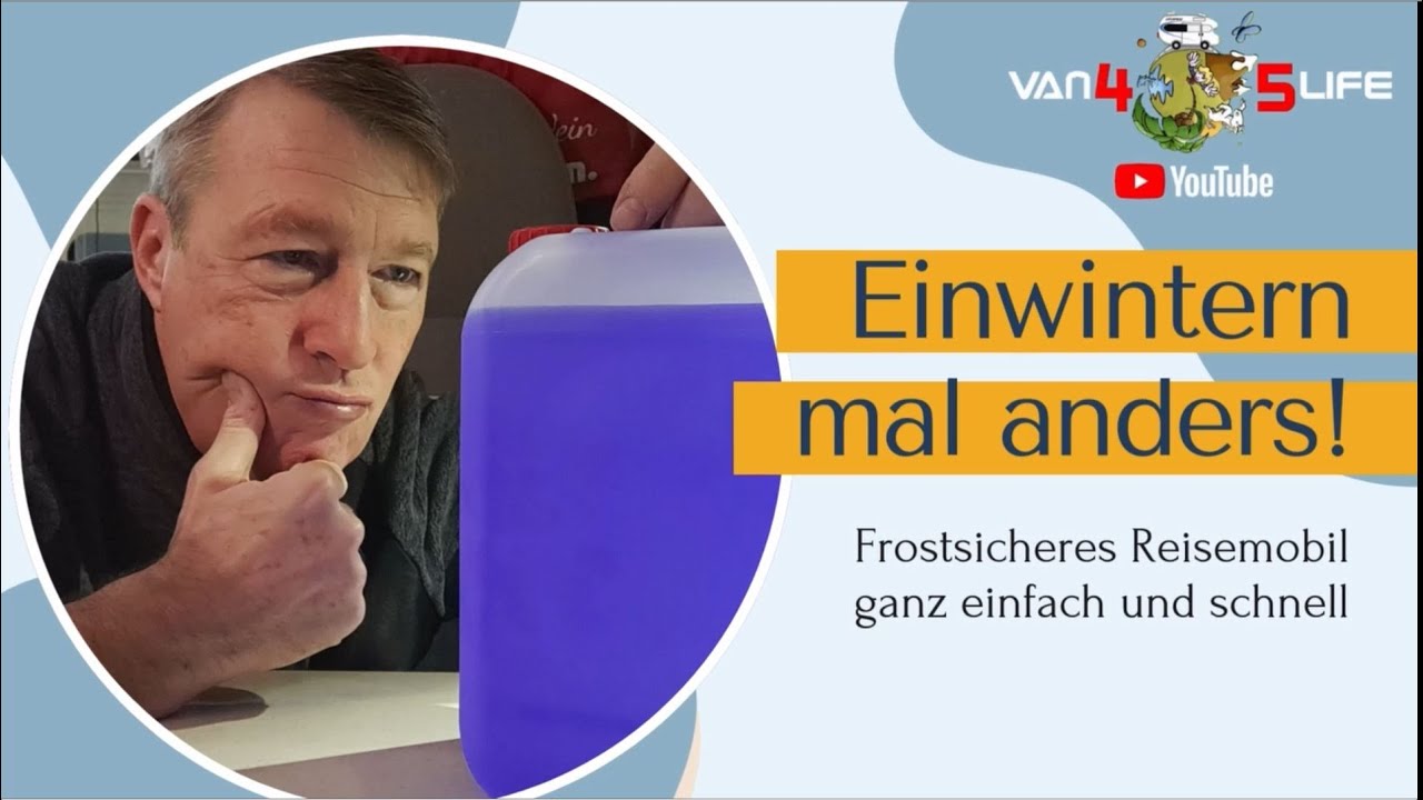 Einwintern mal anders: Frostsicheres Reisemobil ganz einfach und schnell - VLOG #85 #Frostschutz
