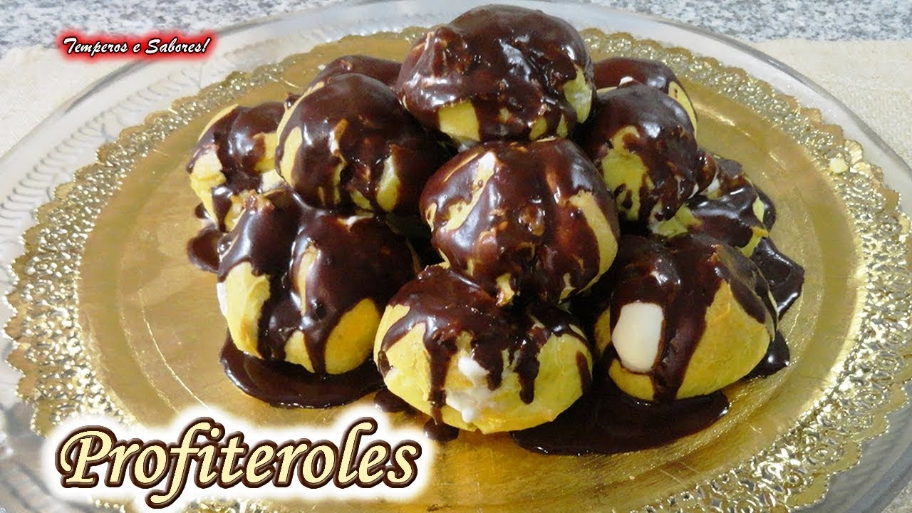 PROFITEROLES rellenos de Chantilly fáciles y deliciosos
