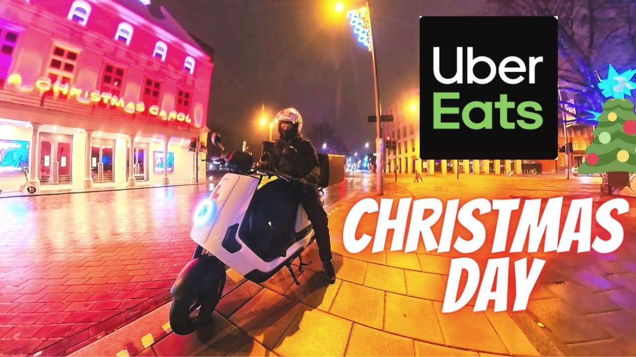 I Worked for UberEats on Christmas Day (Evening) - 3½ Hours And Made £_______