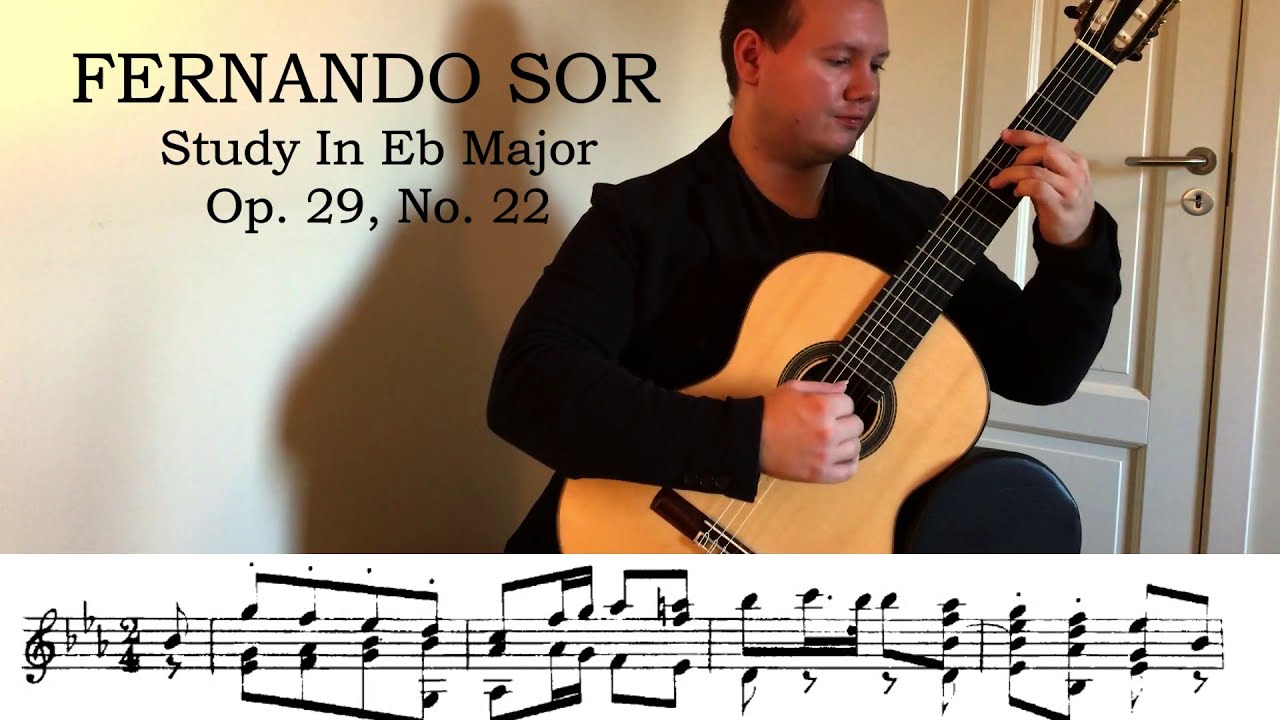 Fernando Sor  - Eb Major Study No.18 (Op. 29, No. 22)