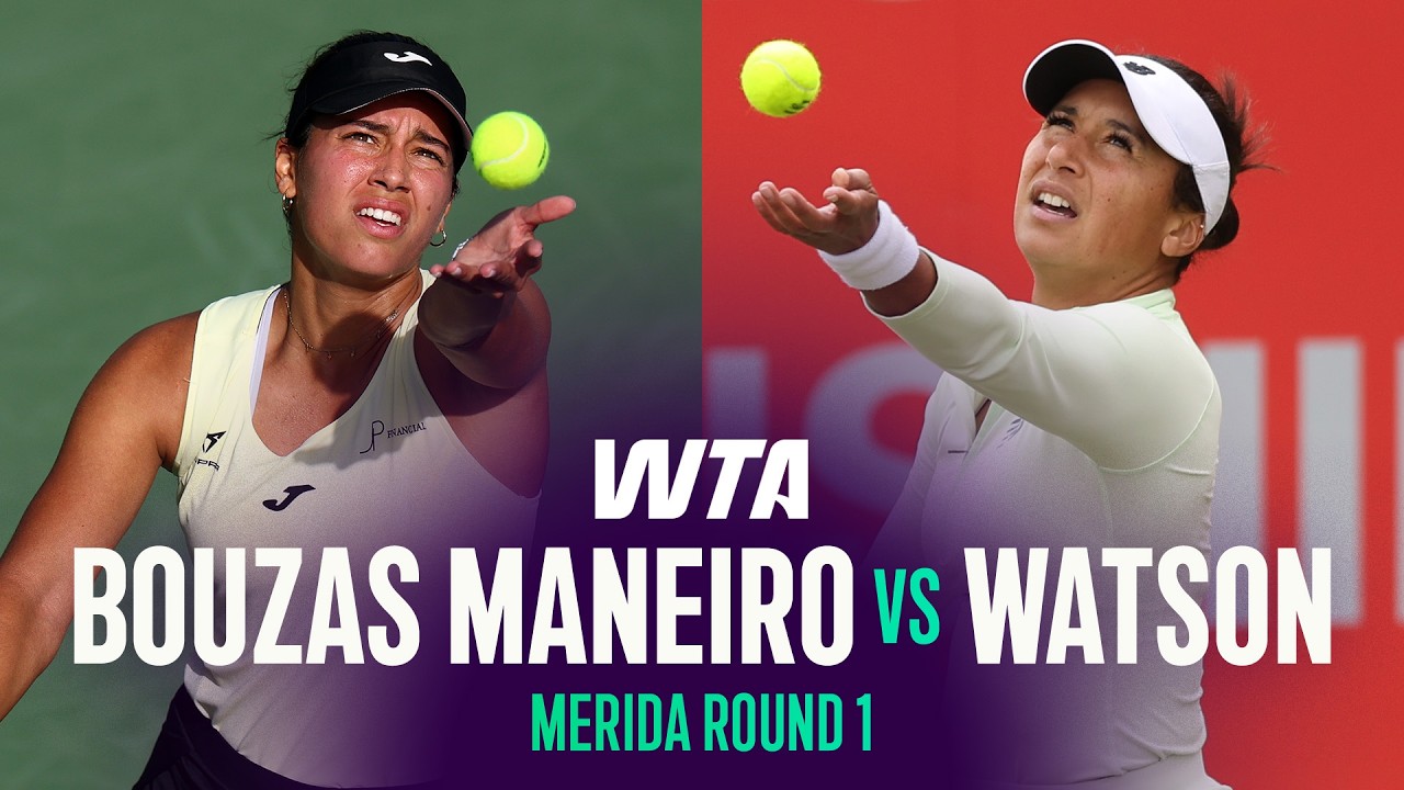 Jessica Bouzas Maneiro vs. Heather Watson | 2026 Merida Round 1 | WTA Match Highlights