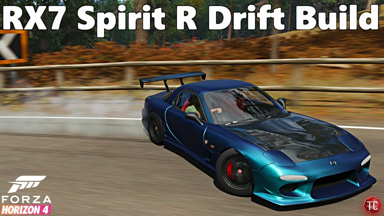 Forza Horizon 4: Mazda RX7 SPIRIT R! Single Turbo, Drift Build!!
