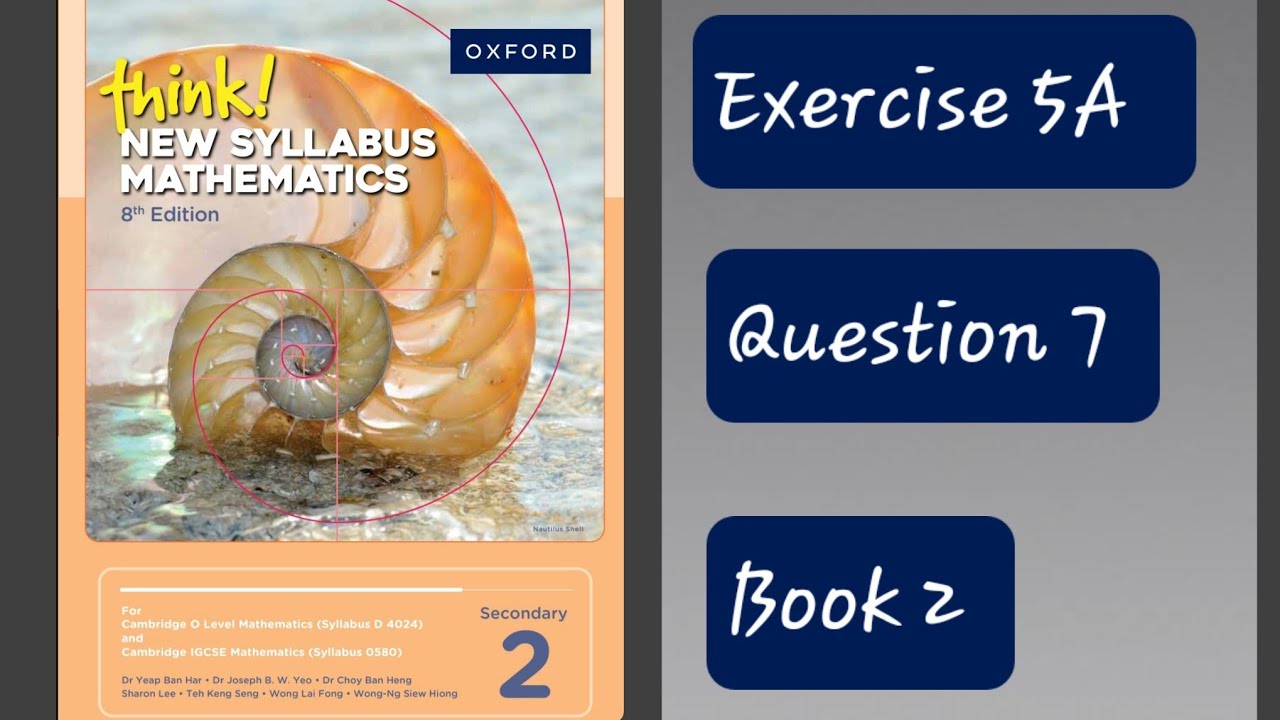 Exercise 5A (Number Pattern) Question 7 Think New Syllabus Mathematics 8Th Edition Book 2 Oxford