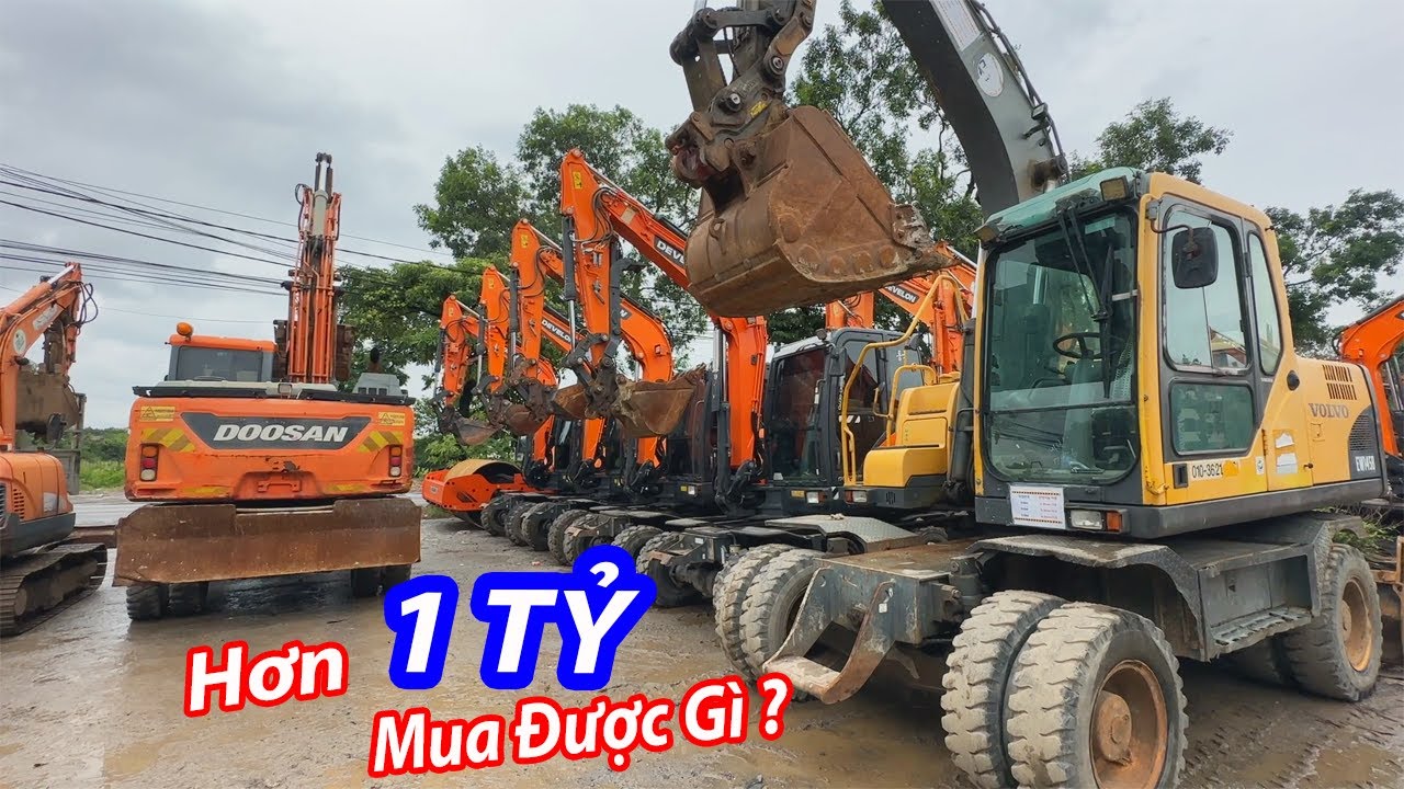 Top Máy Xúc Bánh Lốp Hơn 1 Tỷ Đồng Được Săn Lùng Nhiều Nhất Hiện Nay