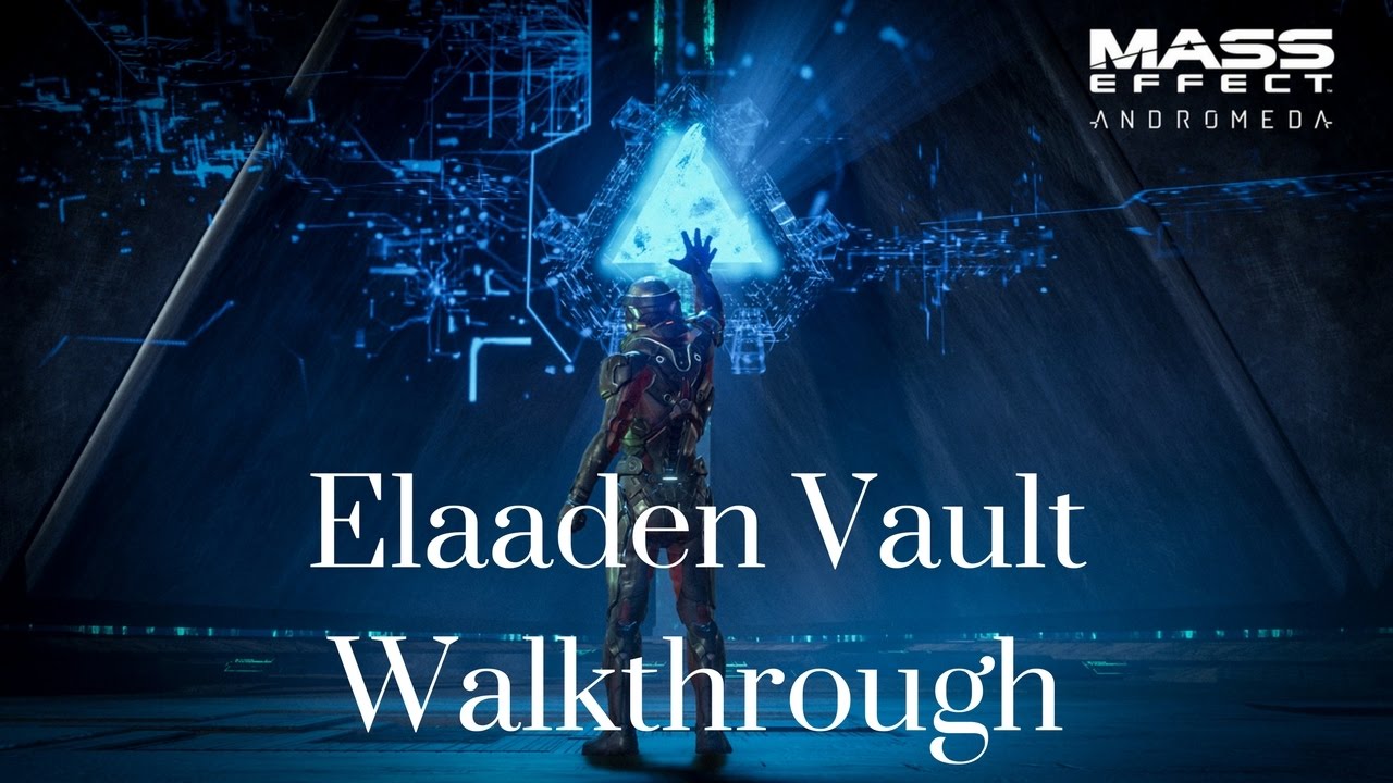 Mass Effect Andromeda | Elaaden Vault/Puzzle Walkthrough (No Commentary)