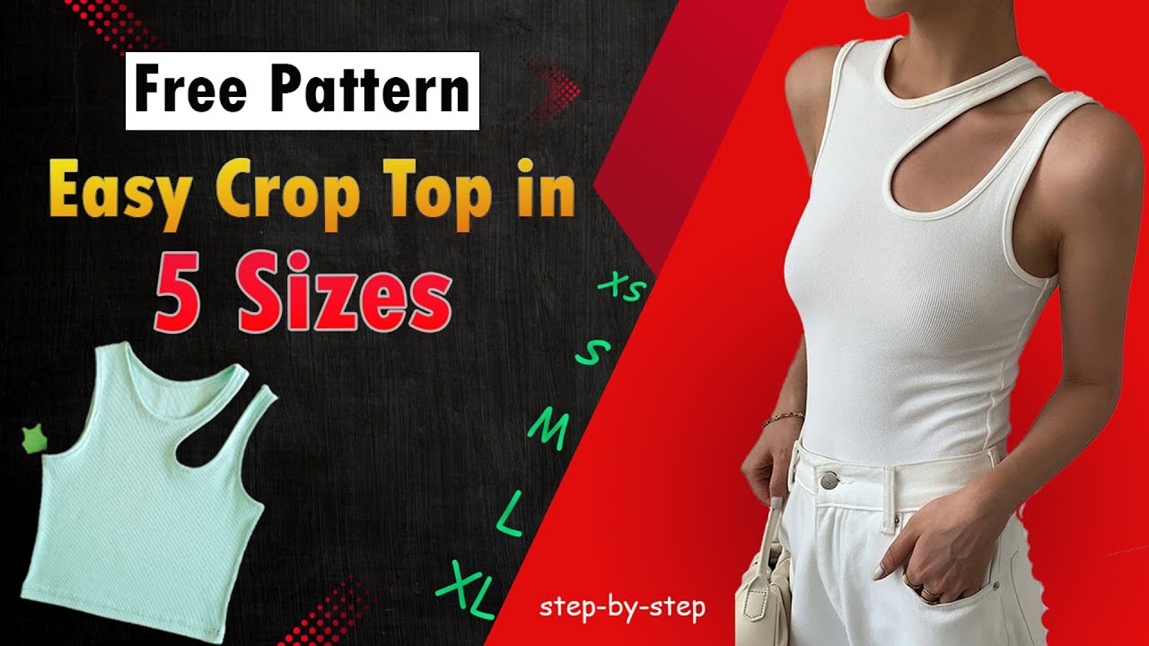 How to Sew a Crop Top (Tutorial)