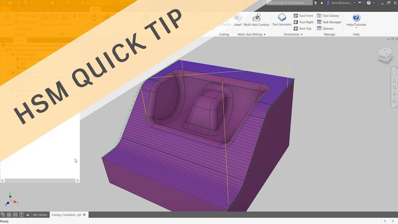 Inventor HSM QUICK TIP: Machining Boundaries