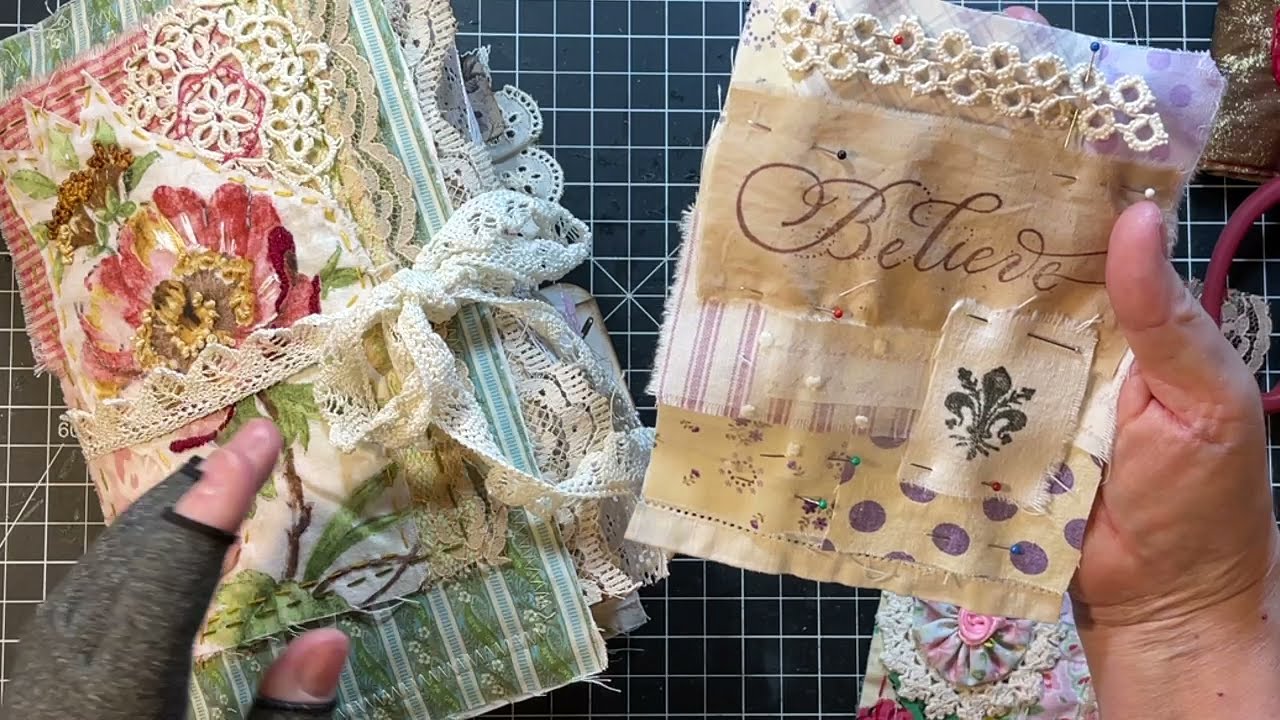 Viewer Request - Slow Stitching Journal Cover Focal Point!