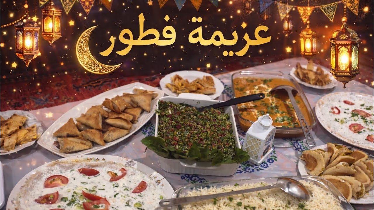 فطور رمضاني مع العائلة 2026 🌙✨