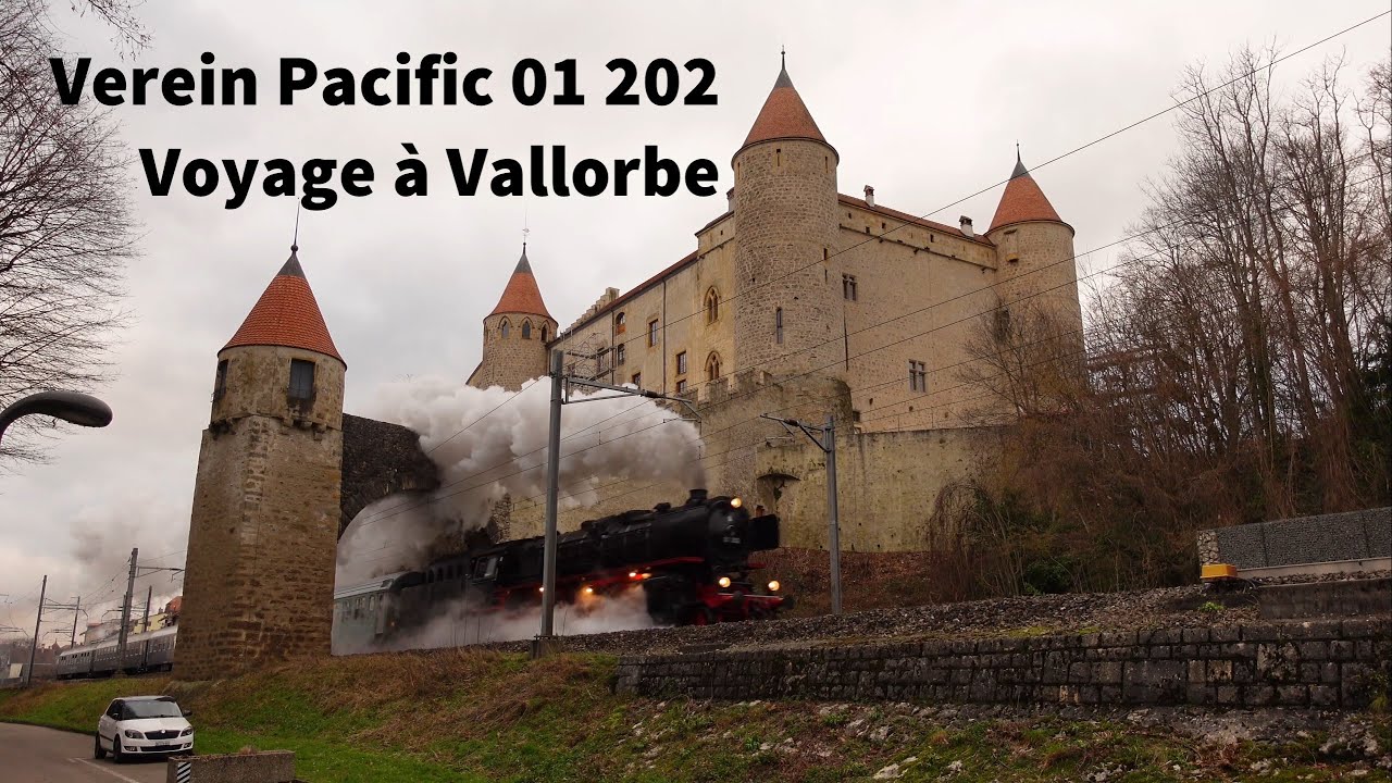 Verein Pacific 01 202 - Voyage à Vallorbe - 28 janvier 2023