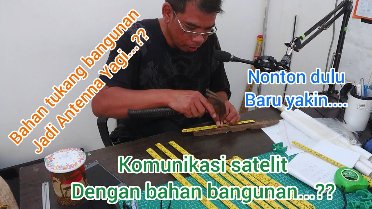 Antenna yagi cross dipole satellite sederhana by YC2YIZ