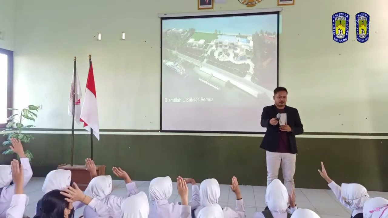 SEMINAR MOTIVASI SMP NEGERI 1 KEPANJEN TAHUN 2021/2022 OLEH AIRLANGGA