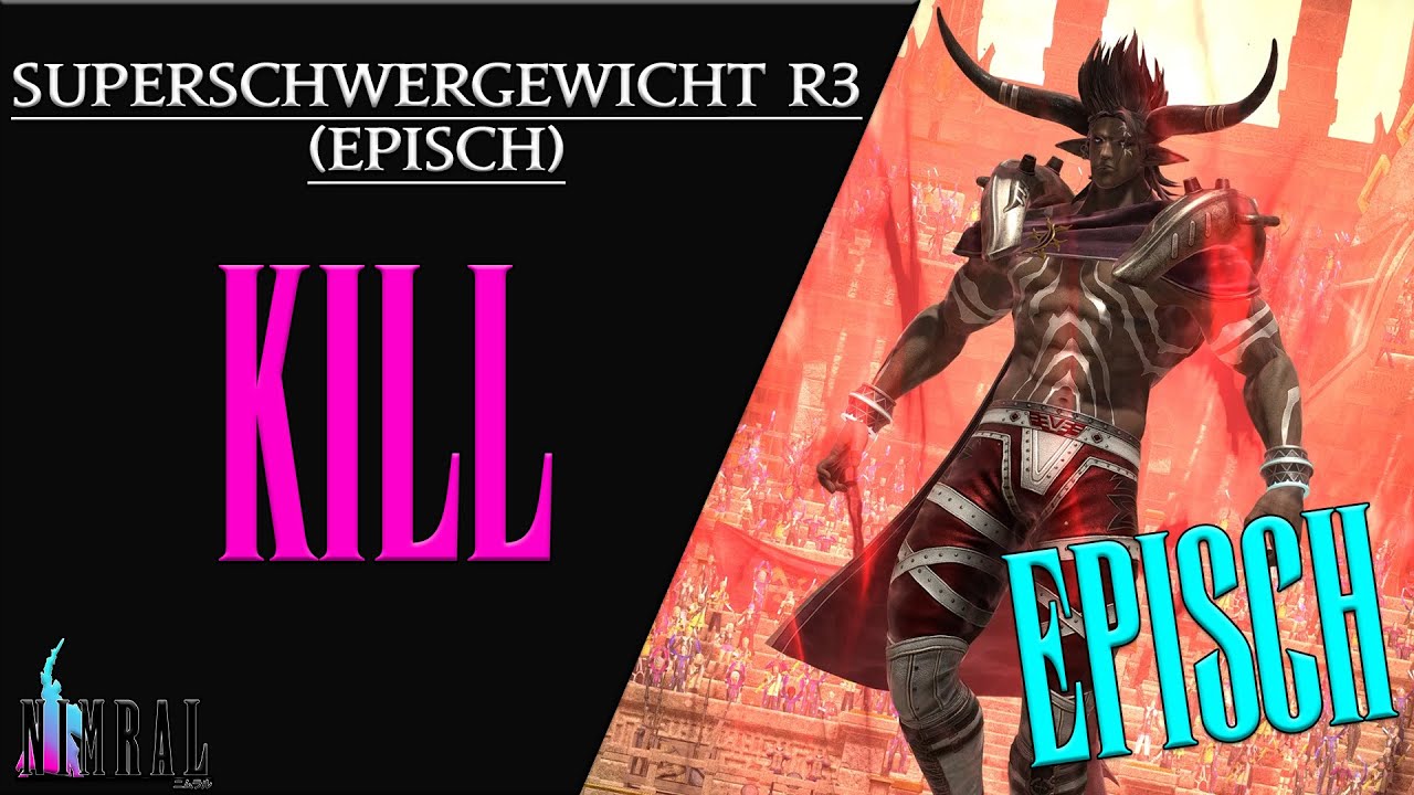 ⚔️ Superschwergewicht R3 (episch)🏹 Tank-POV // Savage - Kill Video FFXIV