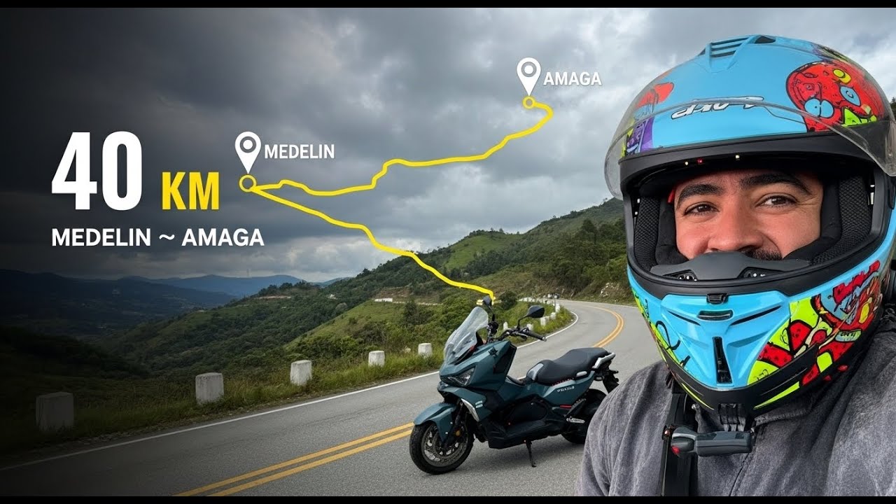 Una ruta corta que valió la pena | Medellín a Amagá en moto