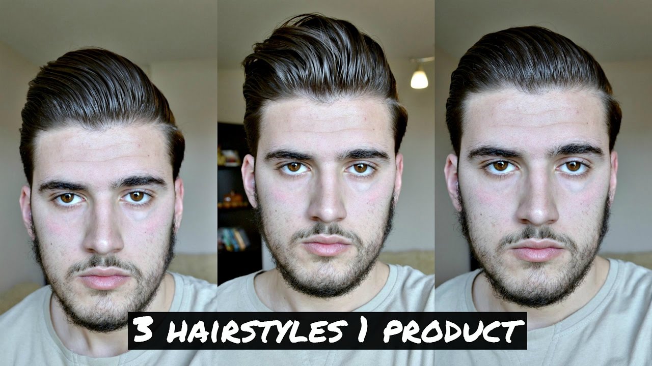3 Hairstyles using Fifth Sample Styling Mask Pomade by Blumaan | Mens Hair March 2017