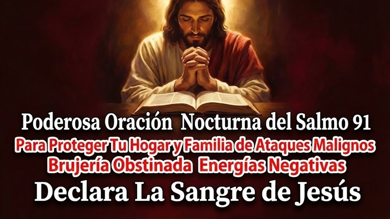Poderoso Salmo 91 Nocturno: Tu Familia bajo la Sangre de Jesús | Protección Total