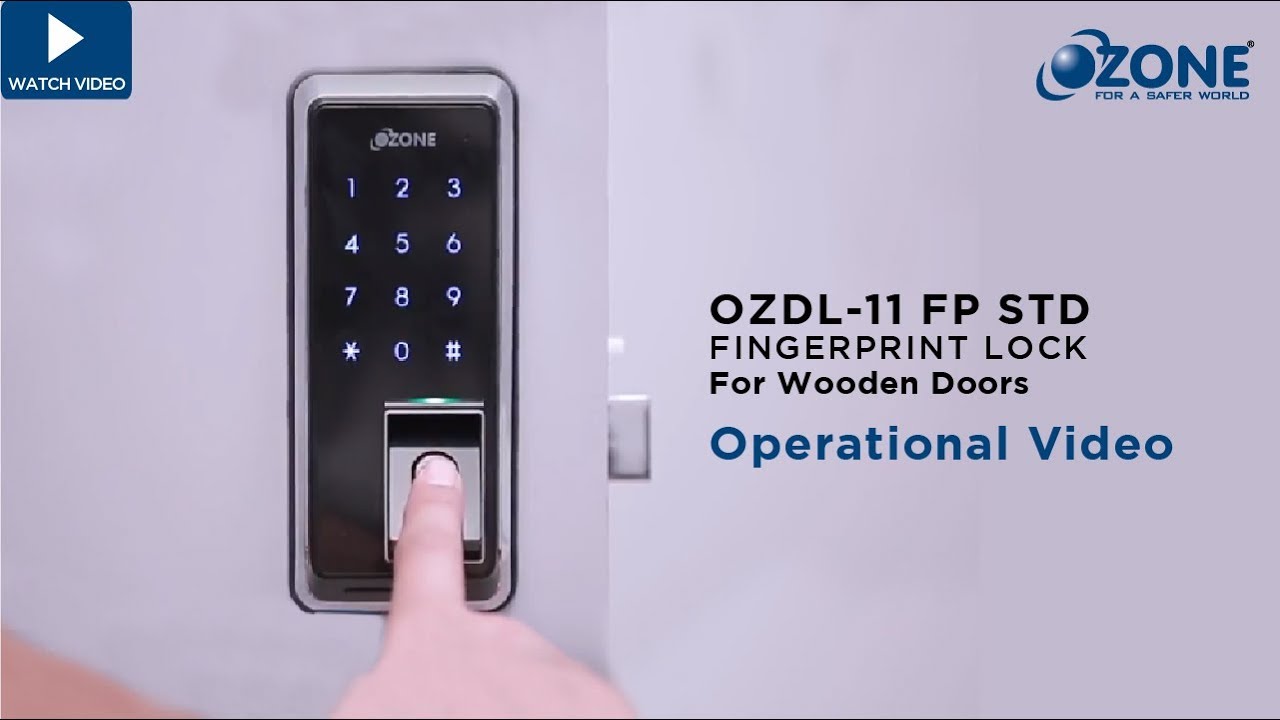 Fingerprint Door Lock | Operating Guide | Ozone