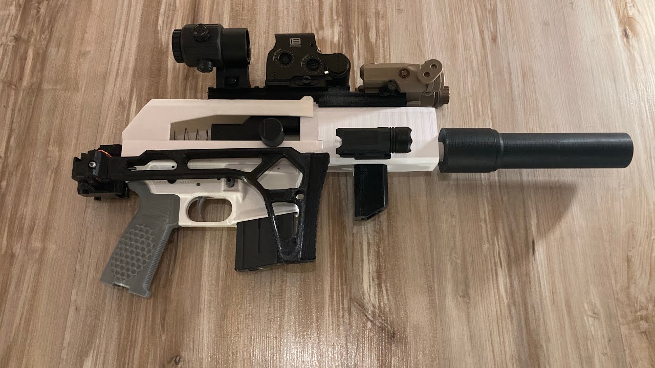 3D Printed Gas Blowback Airsoft Replica V2 (MBX - 6)