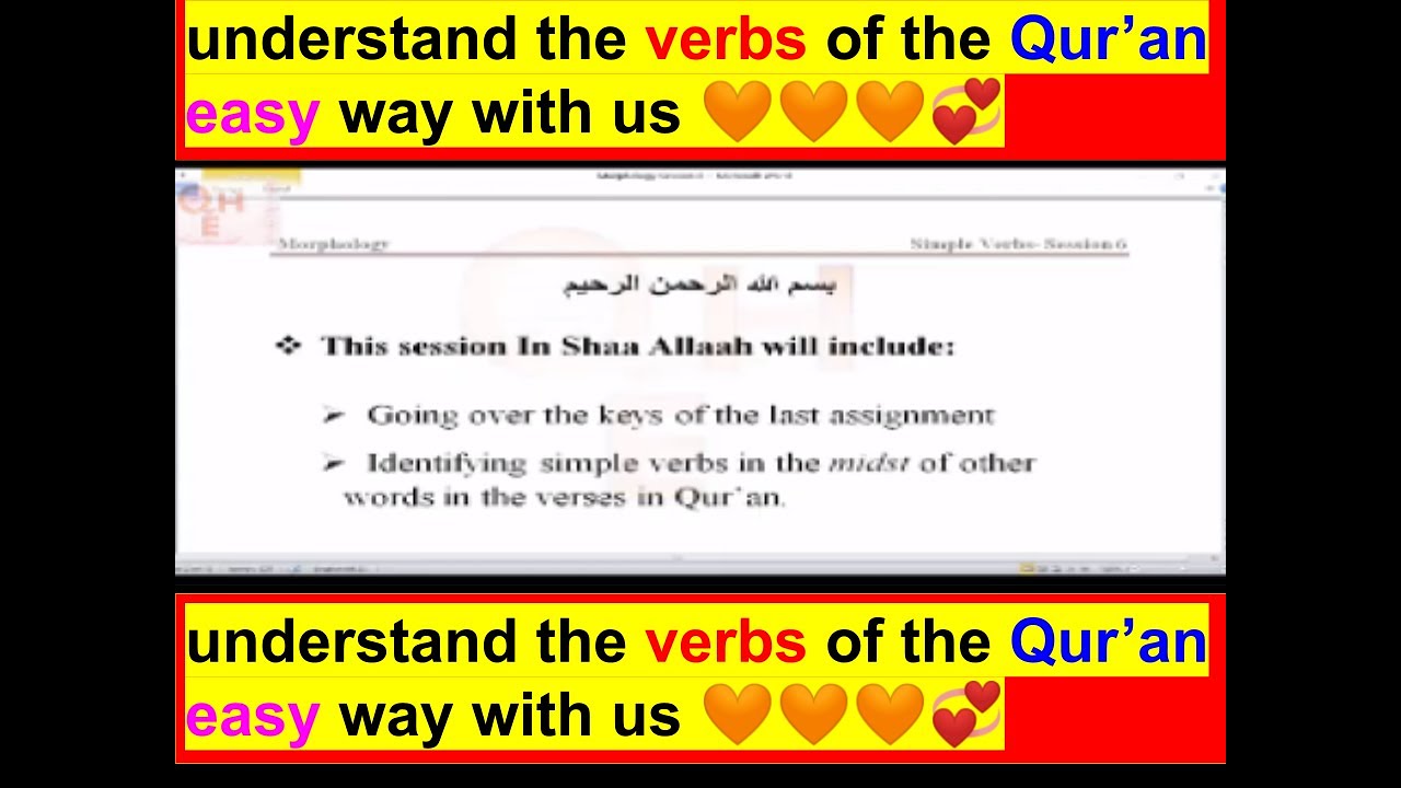 6-Simple verbs among other words (session 6)