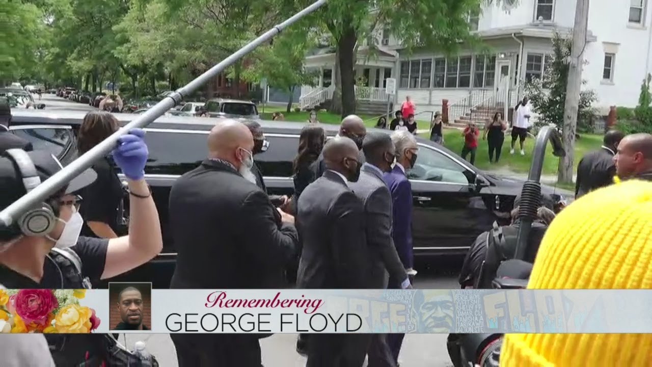 George Floyd Memorial Service: Family Arrives With Rev. Al Sharpton