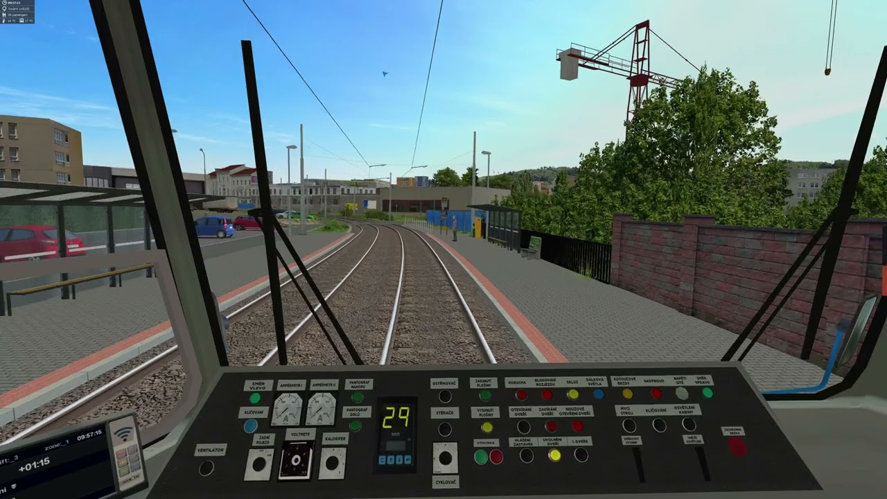 Simt Simulator line 3 (Hlavni nadrazi - Cerveny Vrch)
