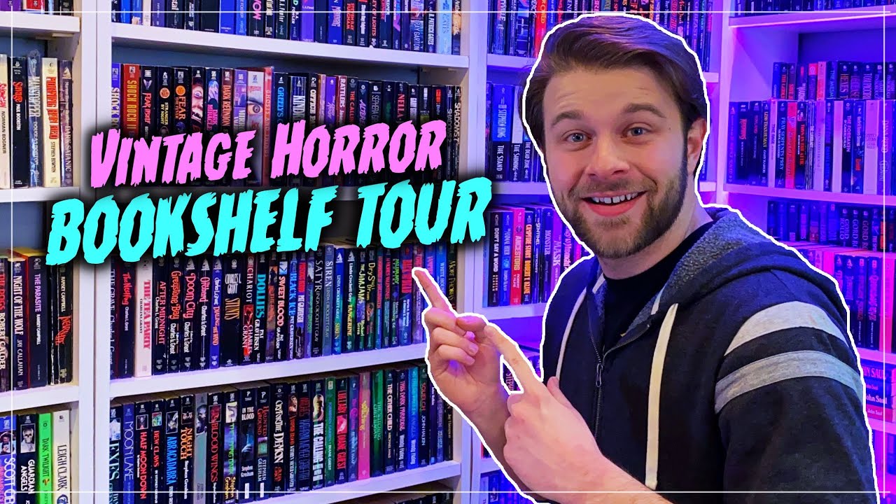 More VINTAGE HORROR Paperbacks // BOOKSHELF TOUR 2021
