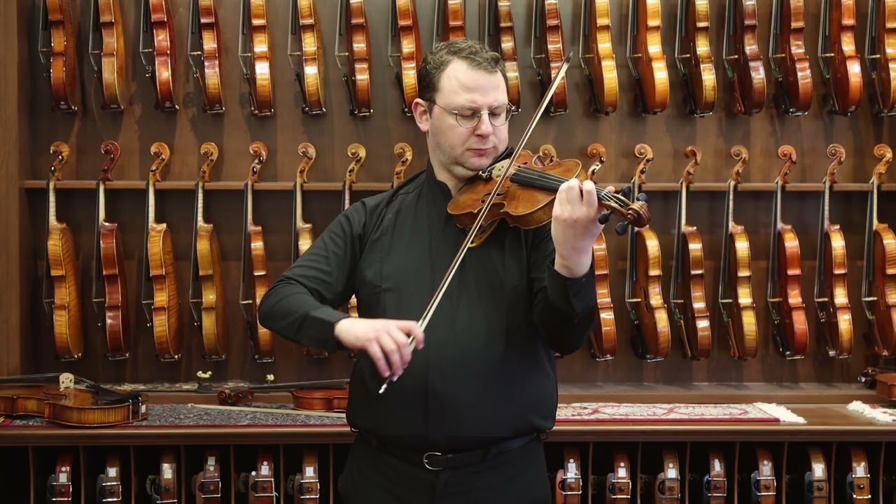 Sofia Vettori, Florence 2018, “Gladiolo,” G.B. Guadagnini Model Violin Demonstration