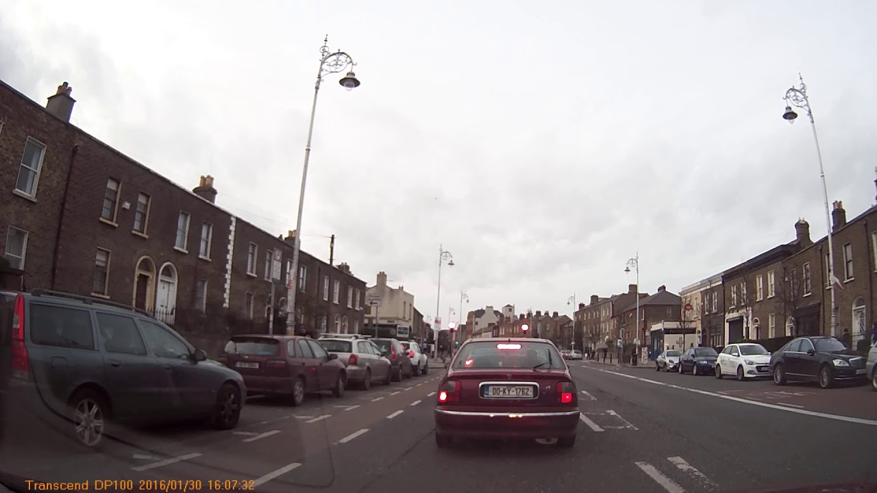 Dublin dashcam footage Blackhall Place to Navan Rd on 30th January 2016