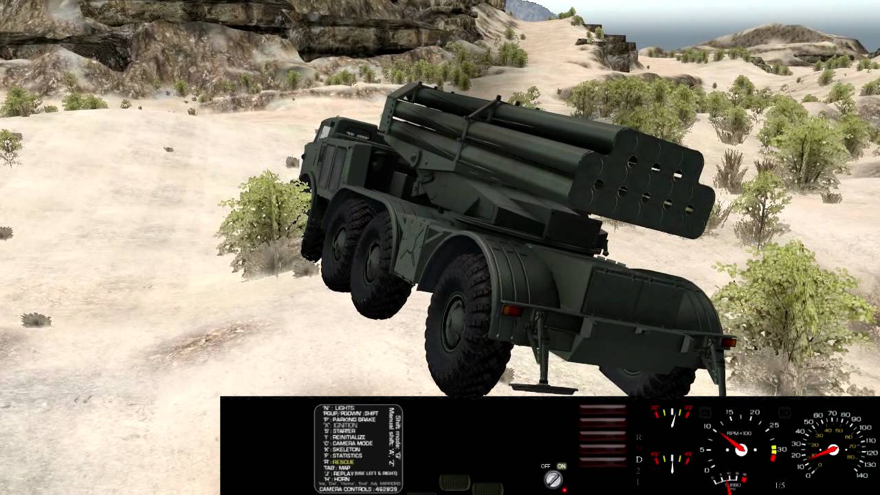 Rigs of Rods - ZiL-135 Uragan Test Drive