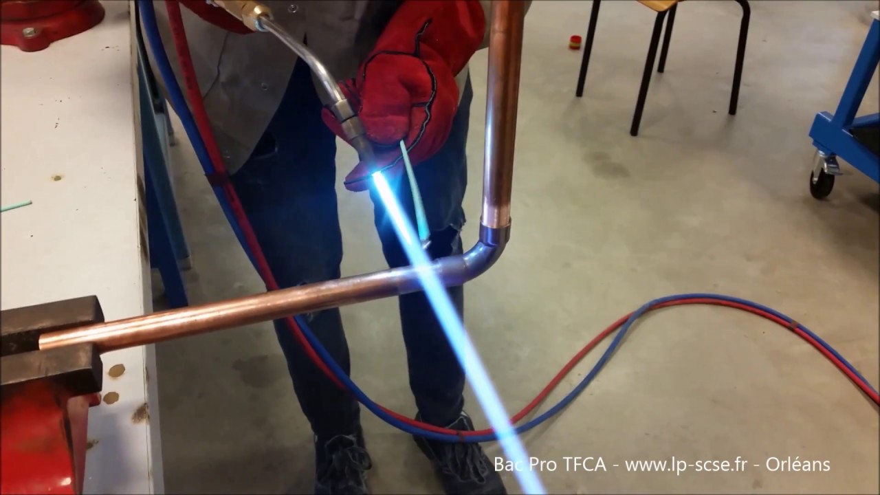 Comment braser un tube de cuivre avec un poste oxyacétylénique