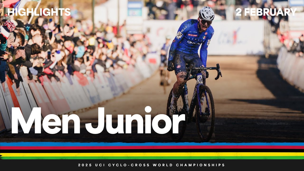 Men Junior Race highlights | 2025 UCI Cyclo-cross World Championships