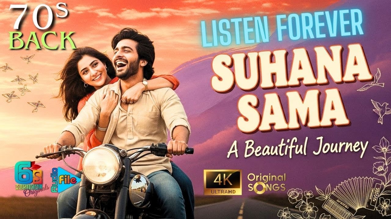 Suhana Sama – Vintage Bollywood Duet | Romantic Disco Ballad