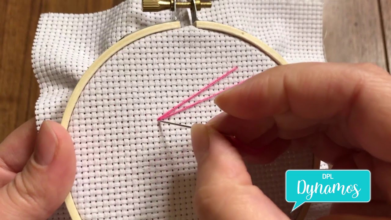 How to Use Backstitch in Cross Stitching: DPL Dynamos