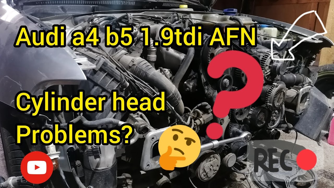 Audi a4 b5 1.9 tdi AFN cylinder head problems, hengerfej probléma part.1