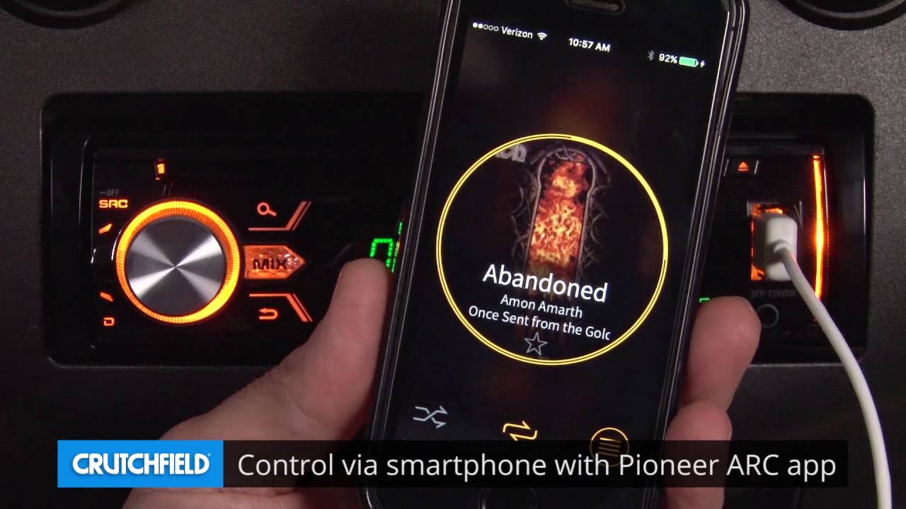 Pioneer MVH-X390BT Display and Controls Demo | Crutchfield Video