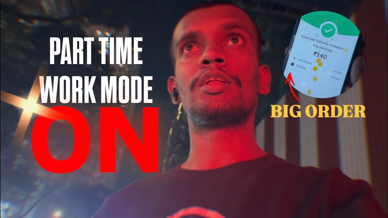 Delivering food orders in part time in ZOMATO | Vlog