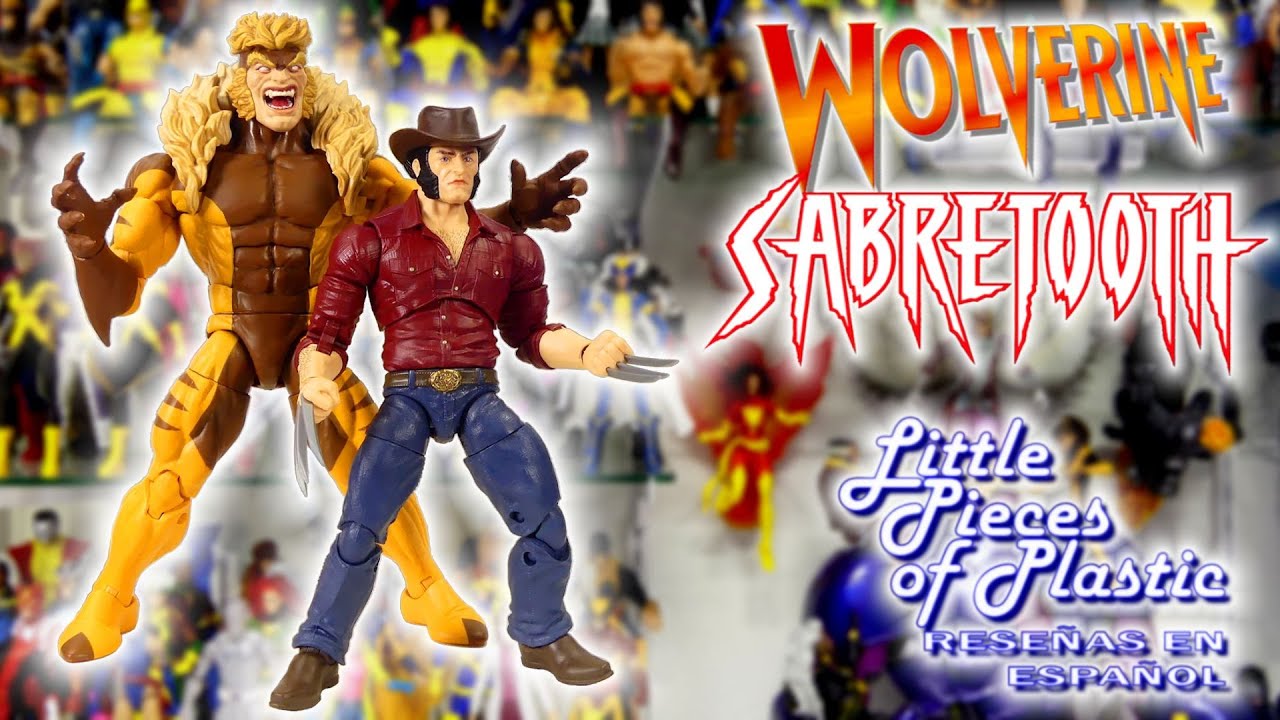 Logan & Sabretooth Marvel Legends Wolverine 50 Years Reseña Revisión Review Little Pieces Plastic